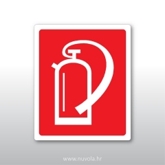 Naljepnica – mjesto za vatrogasni aparat