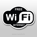 Naljepnica Free Wifi