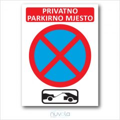 Tabla ploča Privat parkirno mjesto
