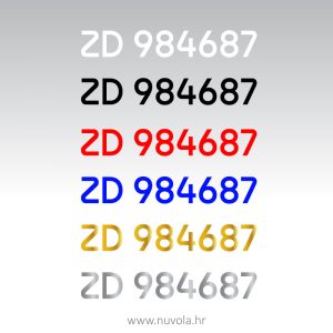 Naljepnica za čamac - modern