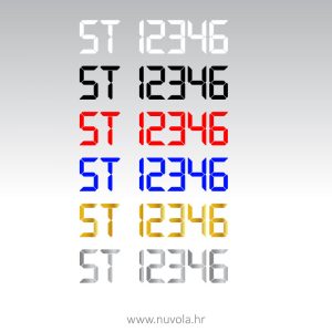 Naljepnica za brodicu