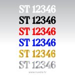 Naljepnica za čamac retro