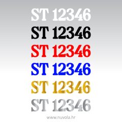 Naljepnica za čamac retro