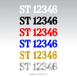 Naljepnica za čamac retro