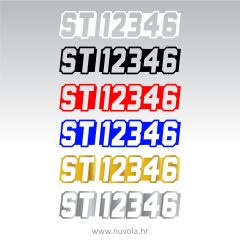 Naljepnica za plovilo