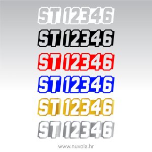 Naljepnica za plovilo