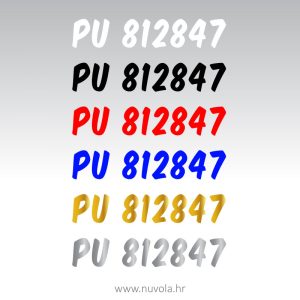 Naljepnica za gliser