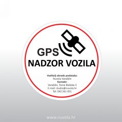 Naljepnica GPS nadzor vozila GDPR