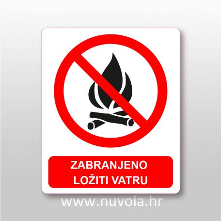 Zabranjeno ložiti vatru