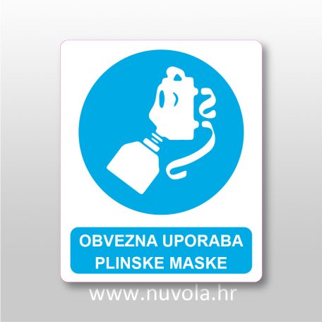 Obvezna uporaba plinske maske