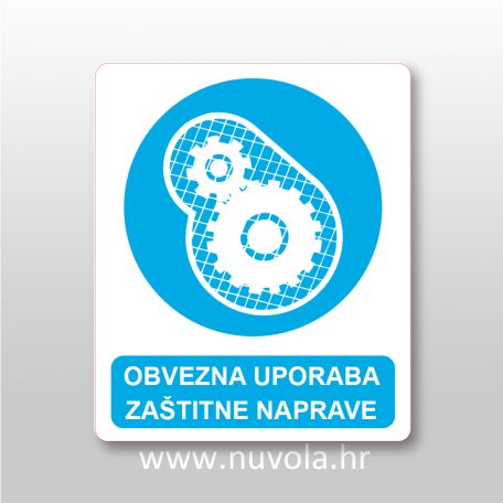 Obvezna uporaba zaštitne naprave