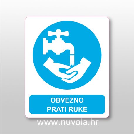 Obvezno prati ruke