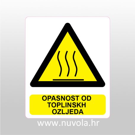 Opasnost od toplinskih ozljeda