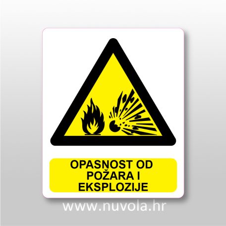Opasnost od požara i eksplozije