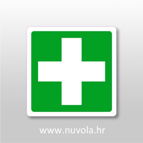 prva pomoc naljepnica oznaka