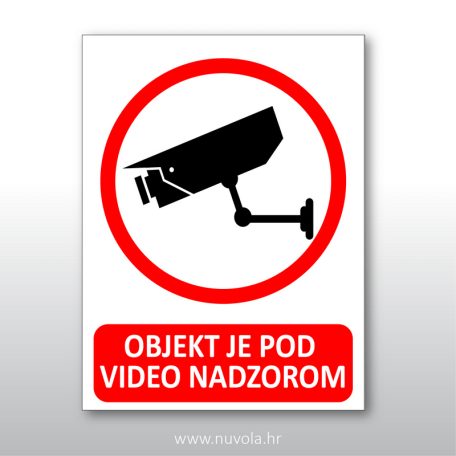 OBJEKT POD VIDEO NADZOROM