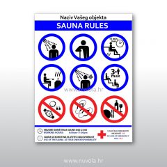 pravila ponašanja u sauni