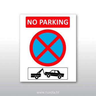 Znak zabranjeno parkiranje - no parking