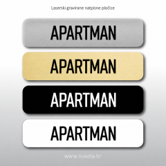 Natpisna tablica APARTMAN