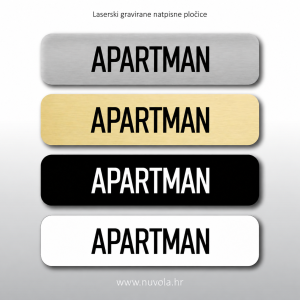 Natpisna tablica APARTMAN