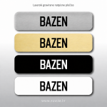 Natpisna tablica BAZEN