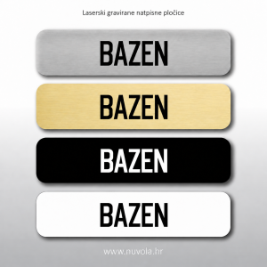 Natpisna tablica BAZEN