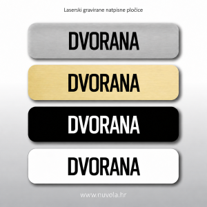 Natpisna tablica DVORANA