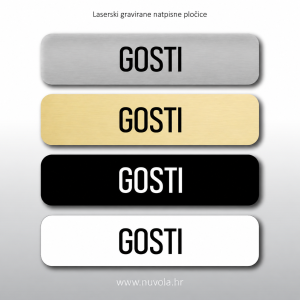 Natpisna tablica GOSTI