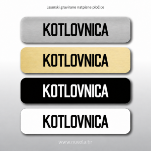 Natpisna tablica KOTLOVNICA