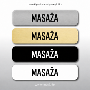 Natpisna tablica MASAŽA