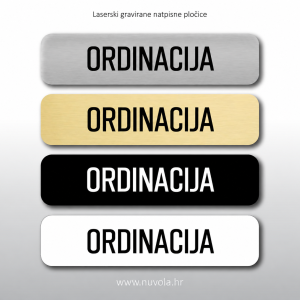 Natpisna tablica ORDINACIJA