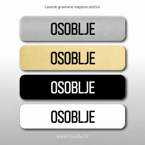 Natpisna tablica OSOBLJE