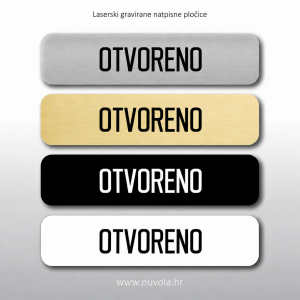 Natpisna tablica OTVORENO