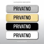 Natpisna tablica PRIVATNO