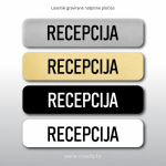 Natpisna tablica RECEPCIJA