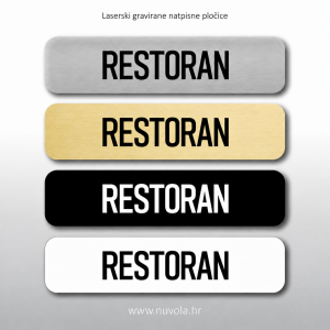 Natpisna tablica RESTORAN