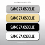 Natpisna tablica SAMO ZA OSOBLJE
