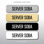 Natpisna tablica SERVER SOBA