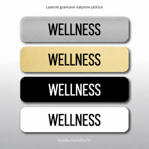 Natpisna tablica WELLNESS