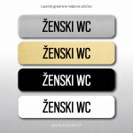 Natpisna tablica ŽENSKI WC