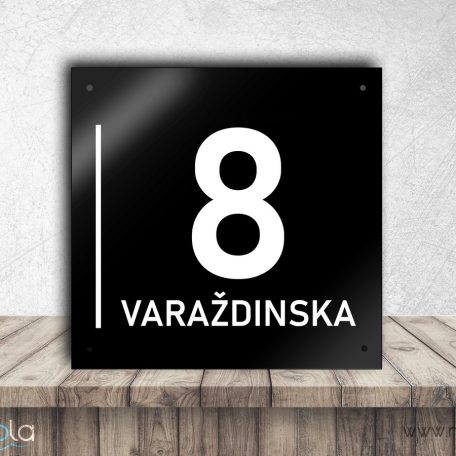 kucni broj sjajna crna pozadina03