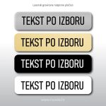 Natpisna pločica s tekstom po izboru
