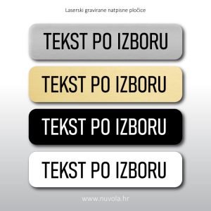 Natpisna pločica s tekstom po izboru