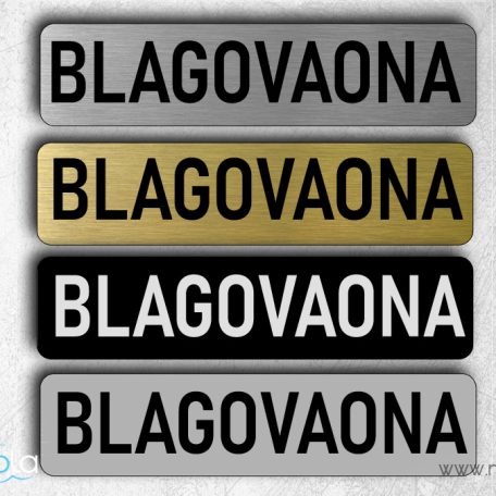natpisne tablice - blagovaona