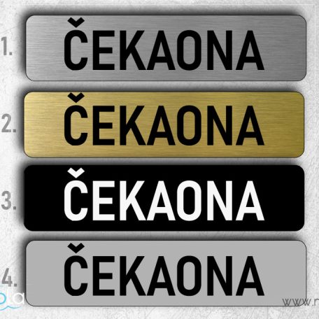 natpisne tablice - cekaona