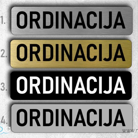 natpisne tablice - ordinacija