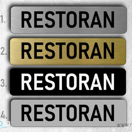 natpisne tablice - restoran