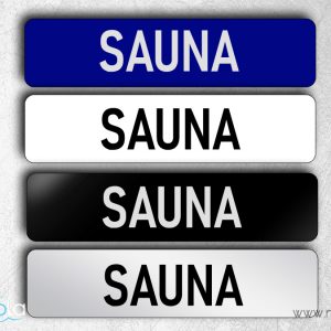 Natpisna tablica – sauna