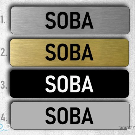natpisne tablice - soba