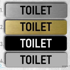 Natpisna tablica – toilet